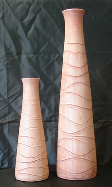 Schlanke Vase Terra groß - zum Schlieen ins Bild klicken