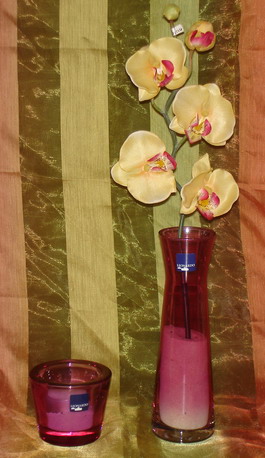 Leonardo Glasvase viola (ohne Deko) - zum Schlieen ins Bild klicken