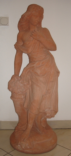 Impruneta Terrakotta Figur Julia - zum Schlieen ins Bild klicken