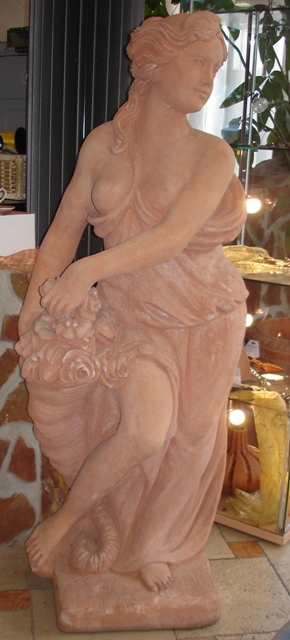 Impruneta Terracotta Figur Tamara - zum Schlieen ins Bild klicken